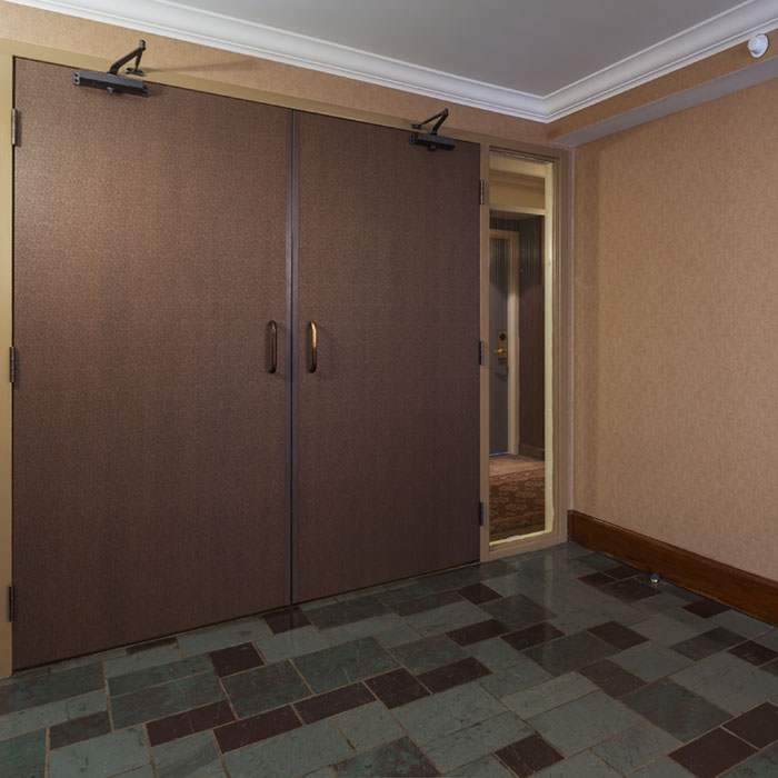 hotel room door finishes architectural service